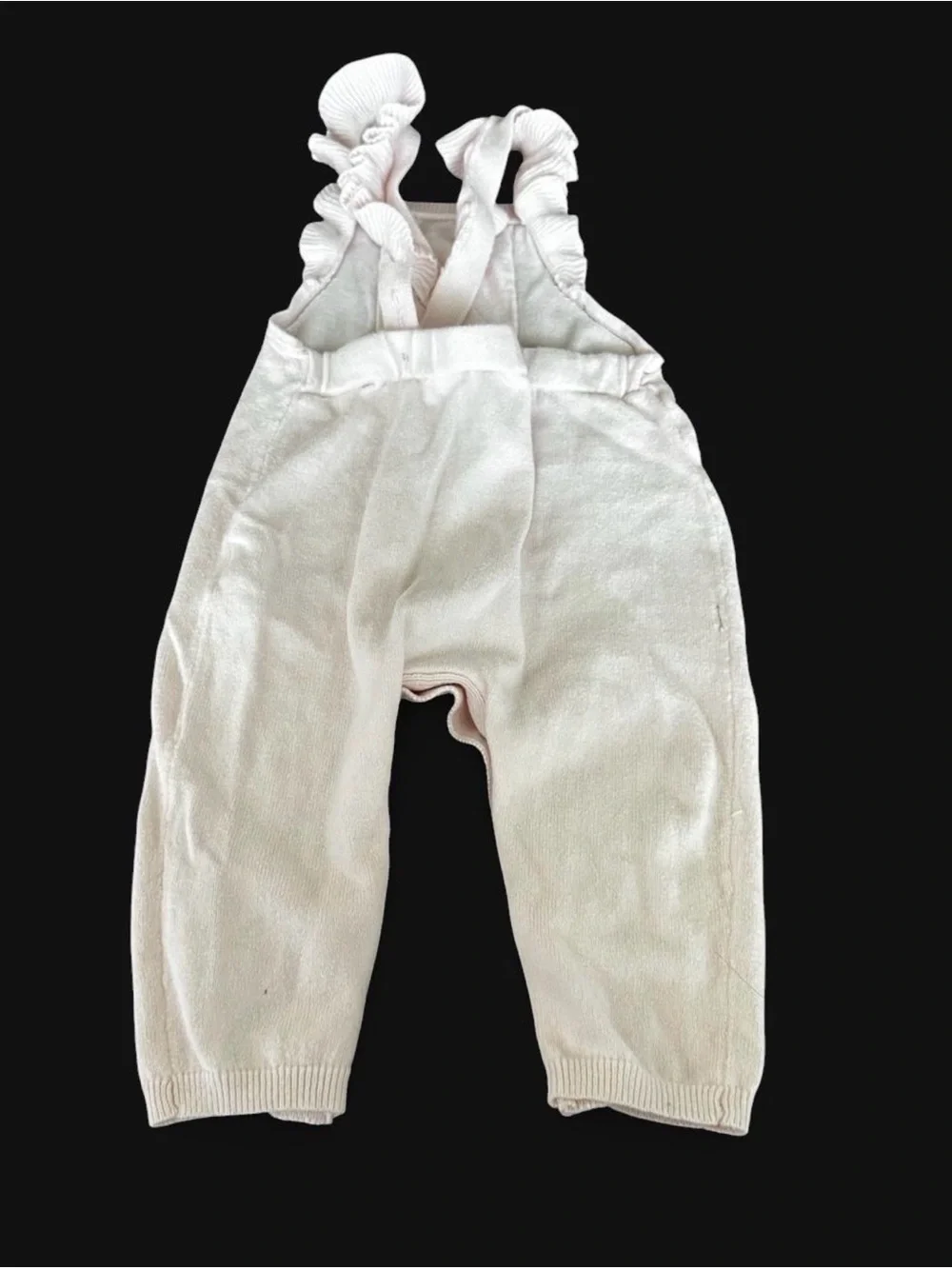 Carter's light pink Sleeveless Knit Snap-Front overalls